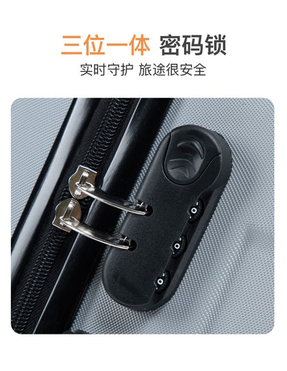 Mala de Viagem com Rodas de 20-28 Polegadas com Suporte para Copo e Celular – Companheira Essencial de Viagem para Segurança