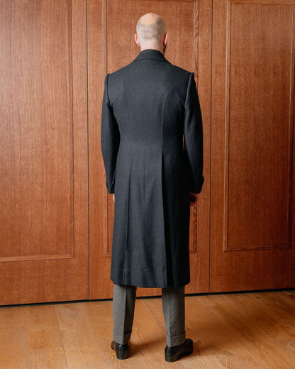 Woolen Blend Coat Men Over Jacket Overcoat Fashion Double Breasted Long Plus Size Warm Formal Business Tailored Costume Wear