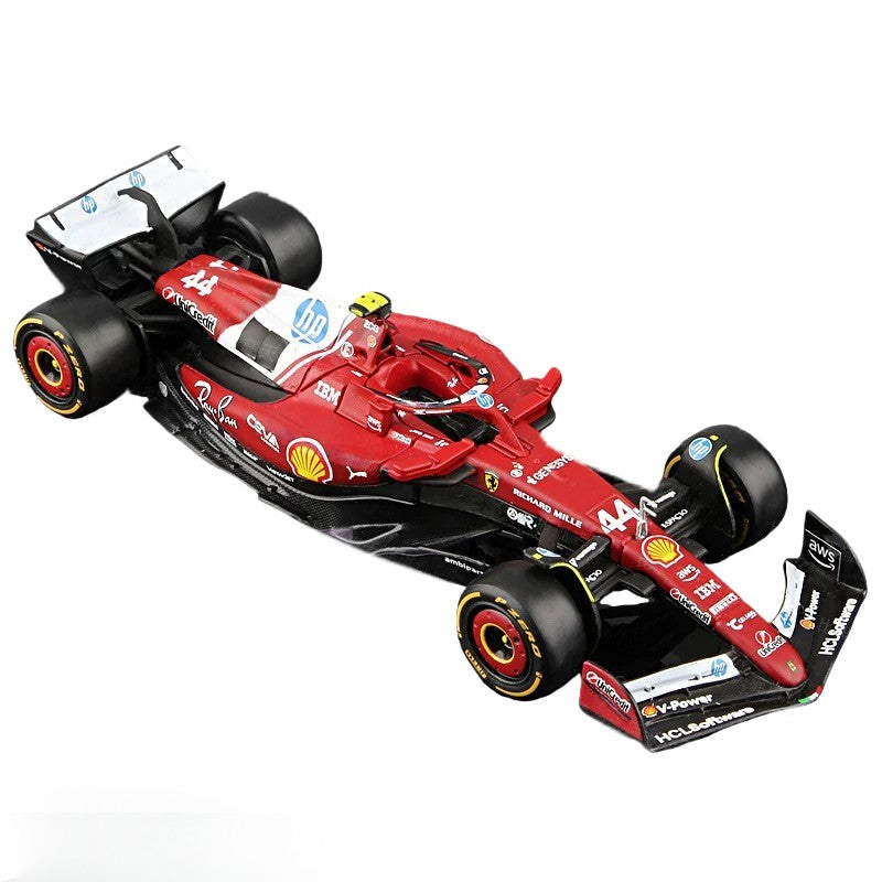 2025 Bburago 1:43 Ferrari SF-25 F1 16# Charles Leclerc 44# Lewis FORMULA1 Carro de Liga em Miniatura Diecast Modelo de Coleção Brinquedos Presente