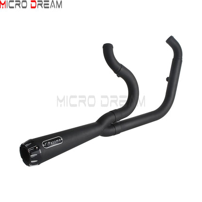 For Harley Softail Low Rider ST FXLRST 117 2025-26 Full Complete Exhaust System Swept-up Muffler Motorcycle Exhaust Pipes 2-In-1