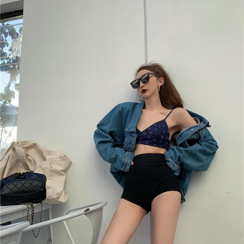 Black Shorts Women Skinny High Waist 5XL Solid Summer New Hot Girl Dancing Hipster K Pop Sexy Club Streetwear Hip Hop Casual Ins