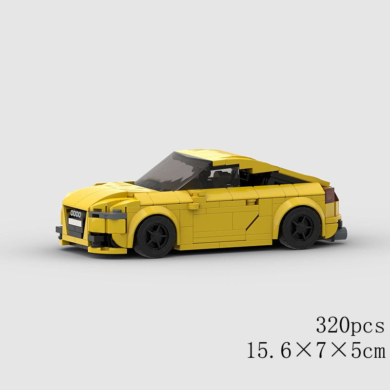 MOC Speed Sports Super Carro de Corrida Blocos de Montar DIY Tijolos Cidade Rally Técnico Grande Veículo de Corrida Presente de Natal Brinquedo