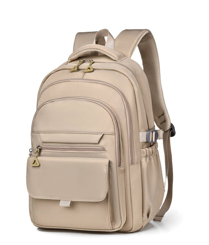Mochila Multi-camadas Impermeável e Estilosa Oxford de Grande Capacidade Simples para Estudantes, Viajantes e Uso Diário