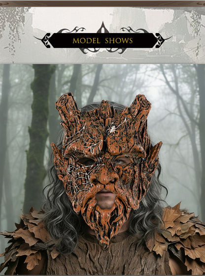 Tree Spirit Mask Scary Forest Spirit Mask Tree Ghost Halloween Cosplay Masquerade Carnival Costume Prop Bosgeest Masker