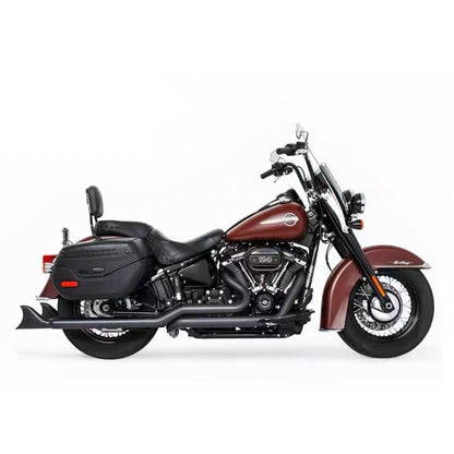 Motorcycle Fishtail Exhaust System Muffler Exhaust Pipe For Harley Softail Classic Heritage Deluxe Street Bob Silm 18-25