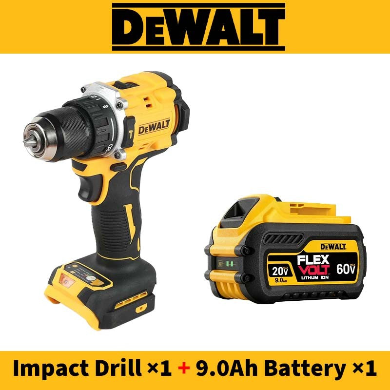 Furadeira de Impacto DeWalt 20V Original DCD805 Brushless Hummer Furadeira Elétrica Compacta Parafusadeira Ferramenta Elétrica Combo com Bateria