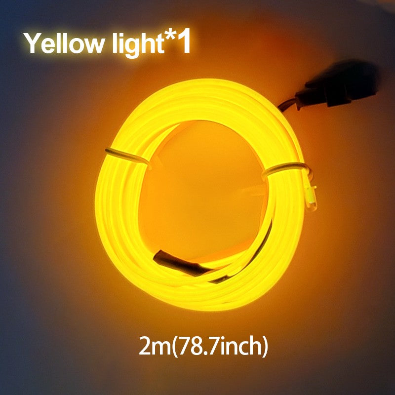 BLALION 12V Motorcycle LED Ambient Decorative Strip Light Car DRL Styling Flexible Atmosphere Lights APP Control Waterproof Lamp