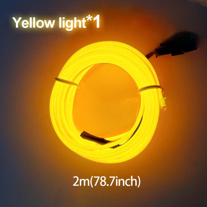BLALION 12V Motorcycle LED Ambient Decorative Strip Light Car DRL Styling Flexible Atmosphere Lights APP Control Waterproof Lamp
