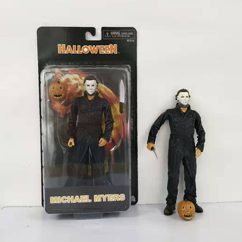 Neca Michael Myers I Ii Iii Pumpkin Halloween Figure Action Doll Decor Christmas Gift Halloween Horror Collection Figure Toys