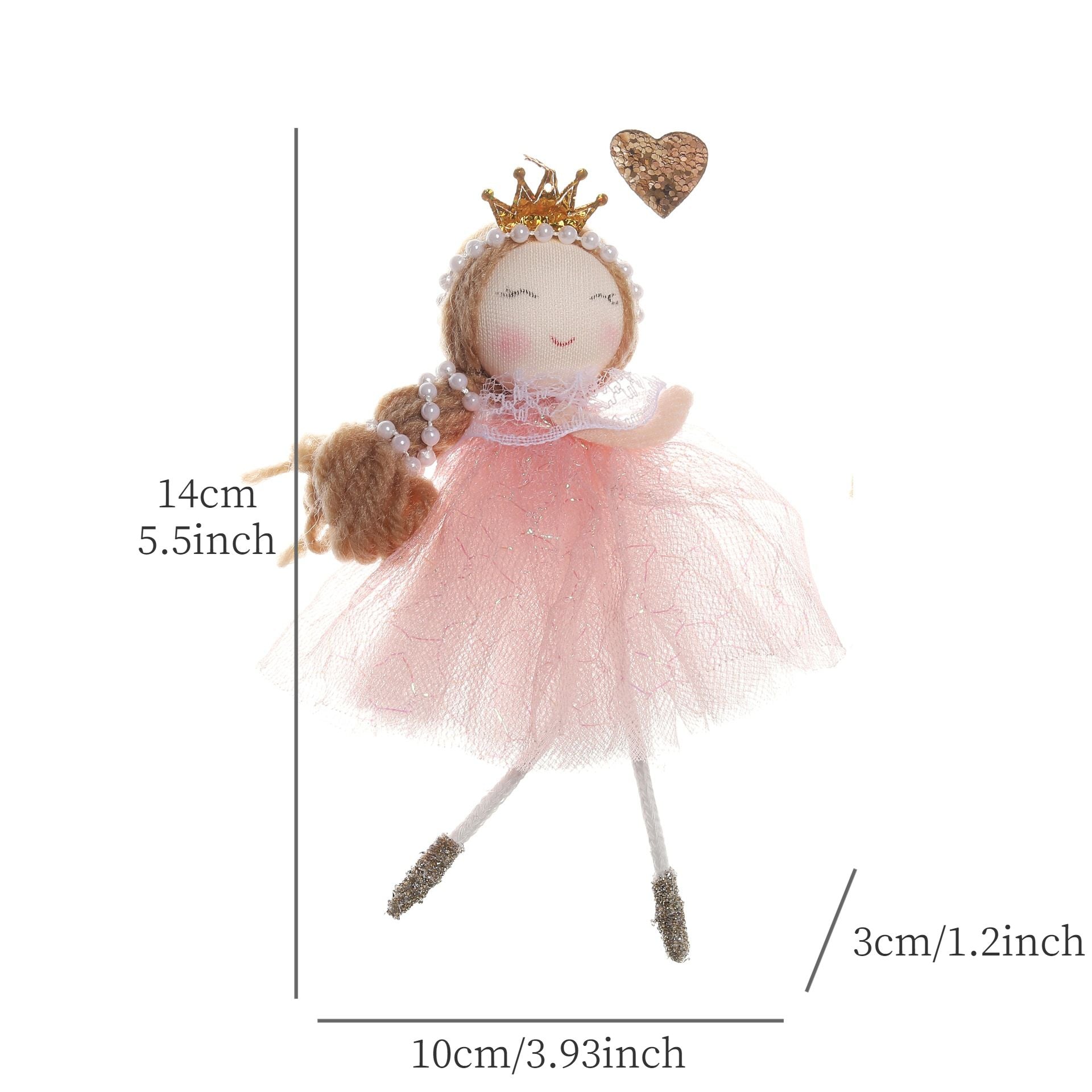 2024 New Year Gift Cute Christmas Angel Doll Xmas Tree Ornament Noel Deco Christmas Decoration for Home Natal Navidad 2023 Decor