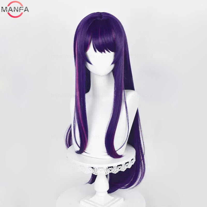 Perucas de Cosplay de Alta Qualidade Arima Kana Hoshino Akuamarin Hoshino Rubii Hoshino Ai, Fibra Resistente ao Calor, Perucas de Anime de Cosplay