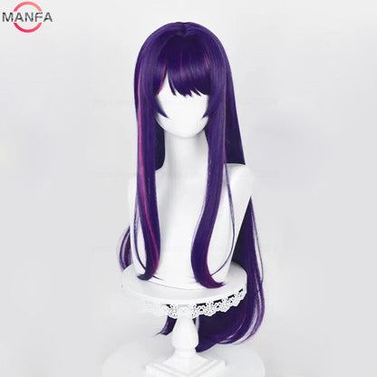 Perucas de Cosplay de Alta Qualidade Arima Kana Hoshino Akuamarin Hoshino Rubii Hoshino Ai, Fibra Resistente ao Calor, Perucas de Anime de Cosplay