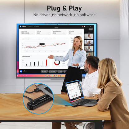 Transmissor e Receptor HDMI sem fio Lemorele 1080P Reunião Transmissor de Áudio Bluetooth para Laptop TV Projetor Monitor Câmera
