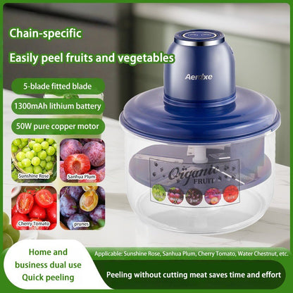 Grape Peeler Fully Automatic Household Electric Fruit Peeler Qingti Peeler Divine Tool Wireless Portable Easy Kitchen Gadget