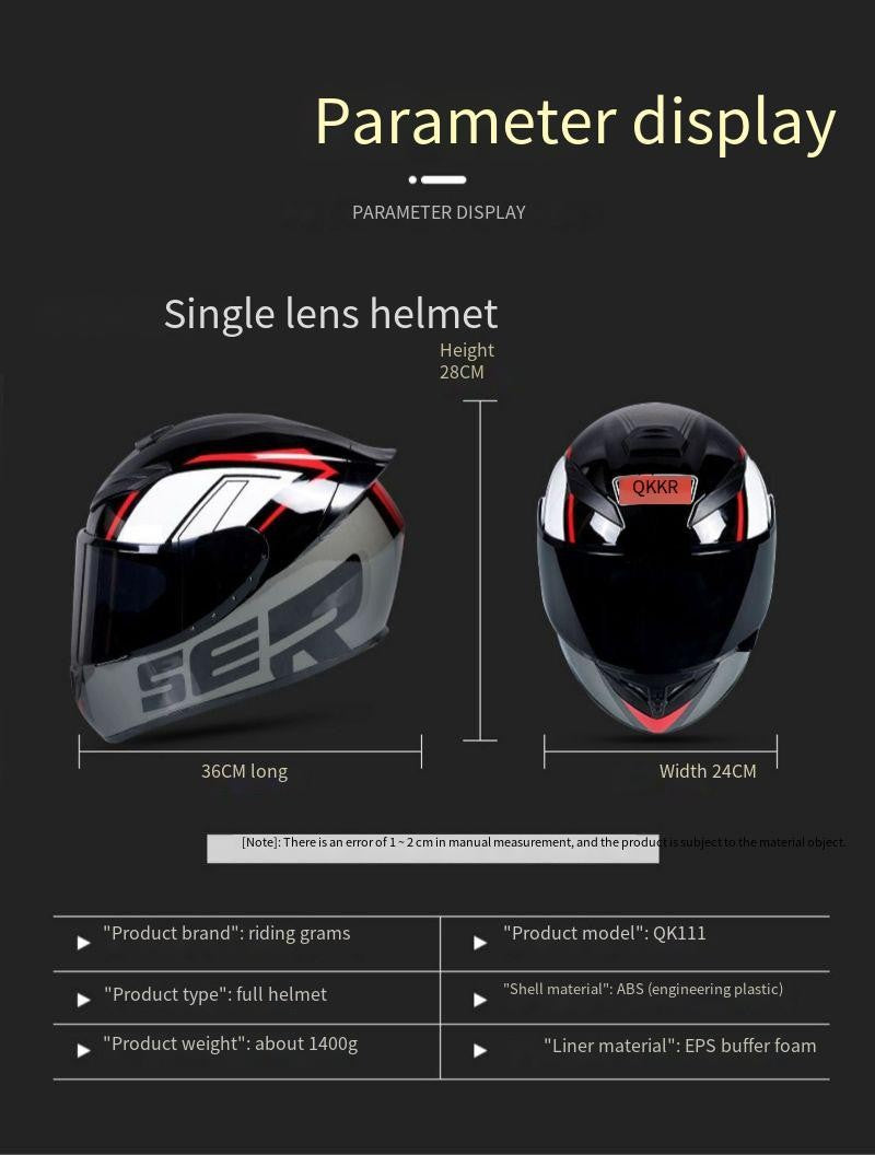 Capacete de Motocicleta Fechado com Bluetooth – Anti-Embaçante, Cobertura Total, Unissex (Homens e Mulheres)