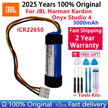 Bateria 100% Original Para JBL Harman Kardon Onyx Studio Charge Flip Clip Pulse Xtreme Boombox 1 2 3 4 5 6 Mini Speaker Bateria