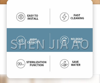 SH-Q01 Dishwasher Fully Automatic Household Embedded Smart Dishwashing and Disinfecting Machine with Drying Function
