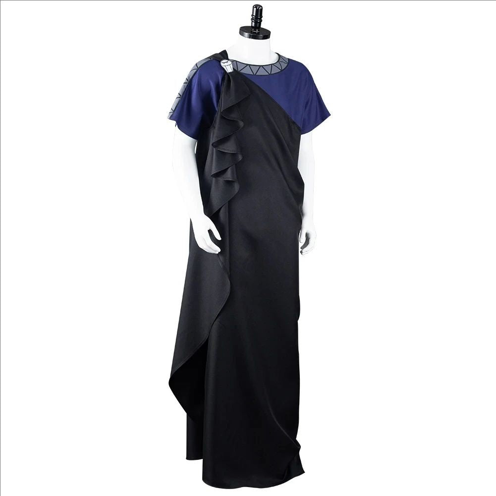 Hercules Megara Hades Cosplay Costume Cartoon Movie Outfits Men Women Dress Robe Halloween Carnival Party Role Play Suits