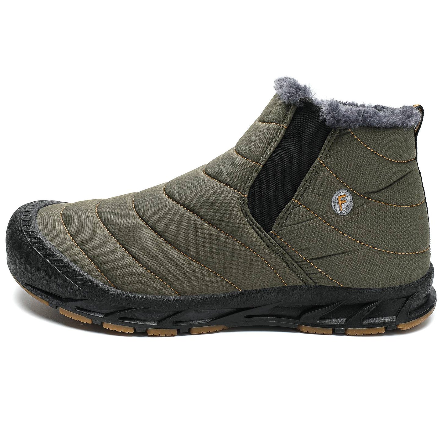 Oiaano Winter Wide Toe Men Black Boots Waterproof Barefoot Women Shoes Outdoor Snow Warm Thick Plush Soft Sole Breathable  Sport