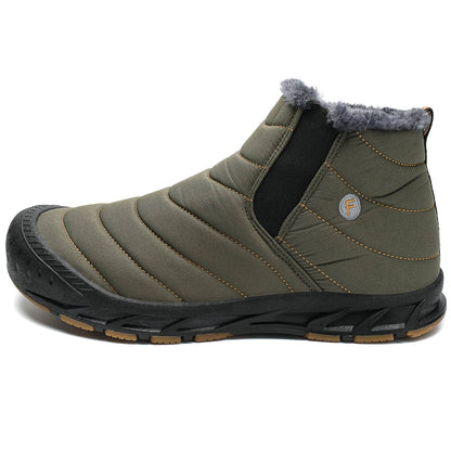 Oiaano Winter Wide Toe Men Black Boots Waterproof Barefoot Women Shoes Outdoor Snow Warm Thick Plush Soft Sole Breathable  Sport