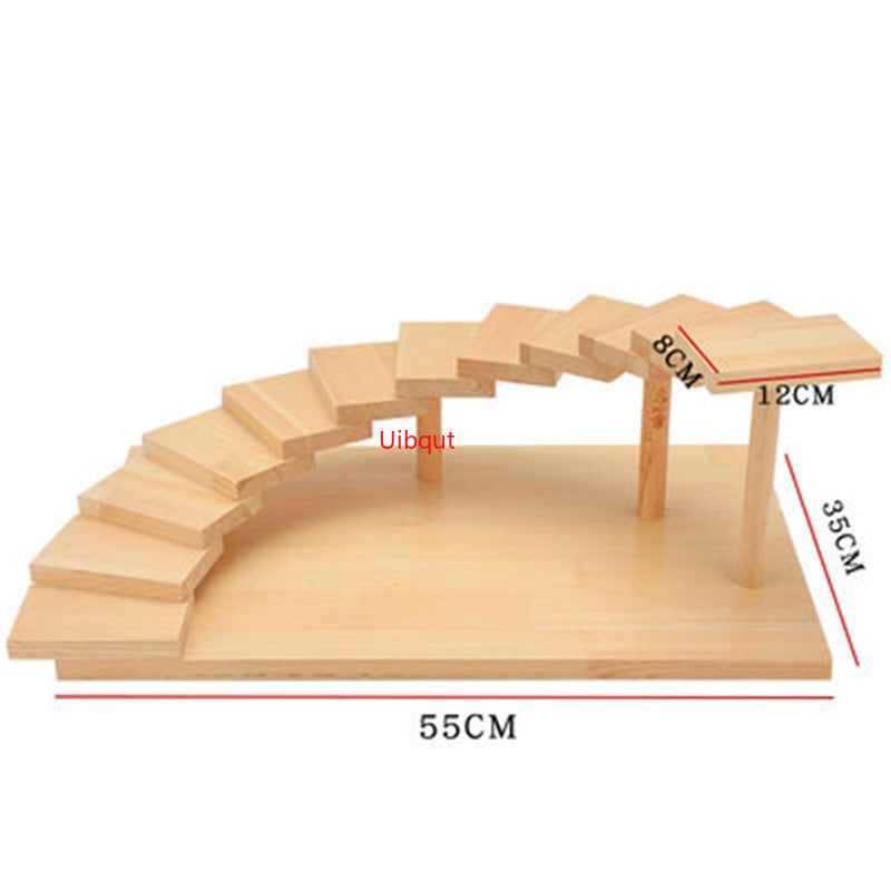 Ponte de Madeira Japonesa Barcos de Sushi Pinheiro Criativo Prato de Sushi Sashimi Bandeja Utensílios de Mesa para Sushi Decoração Ornamento