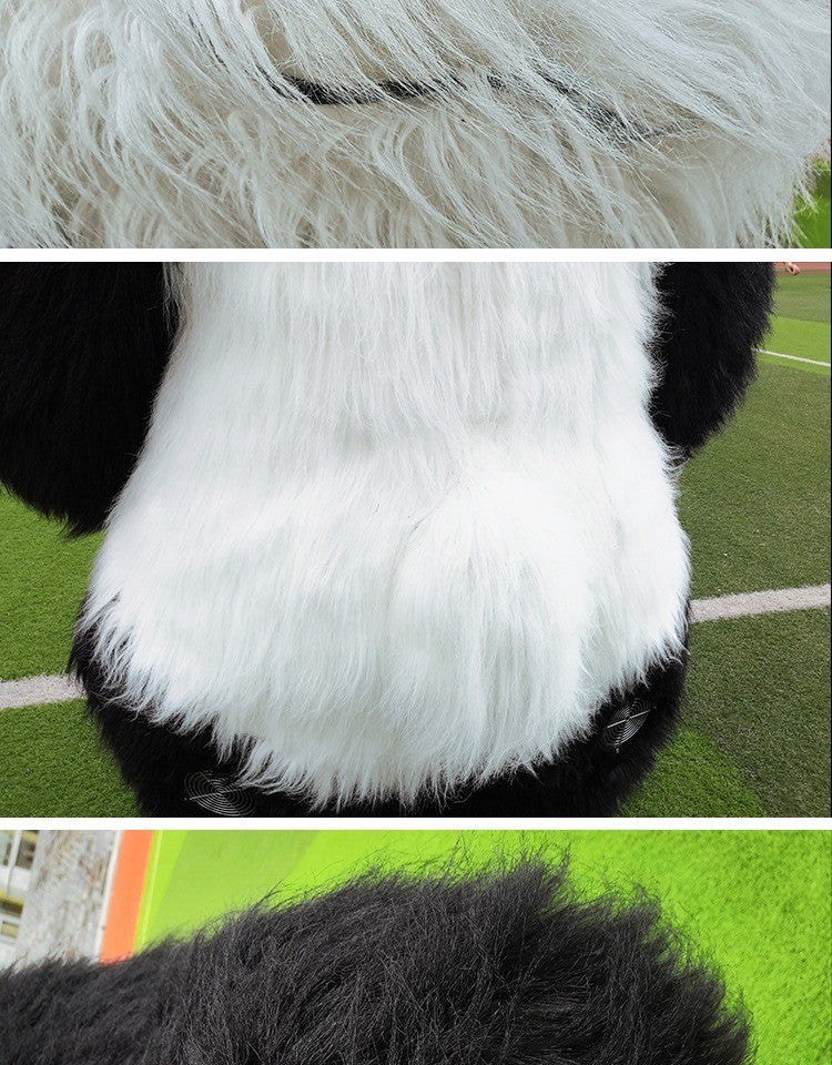 Giant Panda Inflatable Costume Street Funny Polar Bear Mascot Costume Party Role Playing Plush Inflatable Mascot Costume