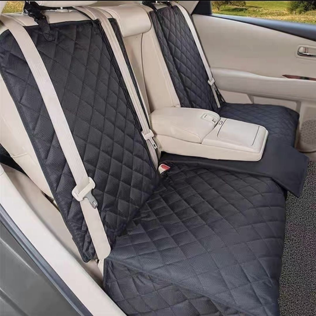 Capa de Assento de Carro para Cães, Transportador de Pets, Colchão Protetor de Assento de Carro Impermeável para Cães com Apoio de Braço Central