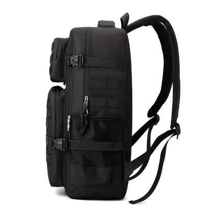 Mochila Tática Masculina Camuflada, Mochila para Hiking e Camping, Mochila Esportiva Grande Capacidade Multicamadas para Uso Externo