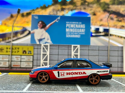 Genuine Hot Wheels Premium Cars Boulevard 96 HONDA ACCORD 1:64 Modelo de Carro Diecast Veículo de Liga Brinquedos Colecionáveis Presente para Meninos