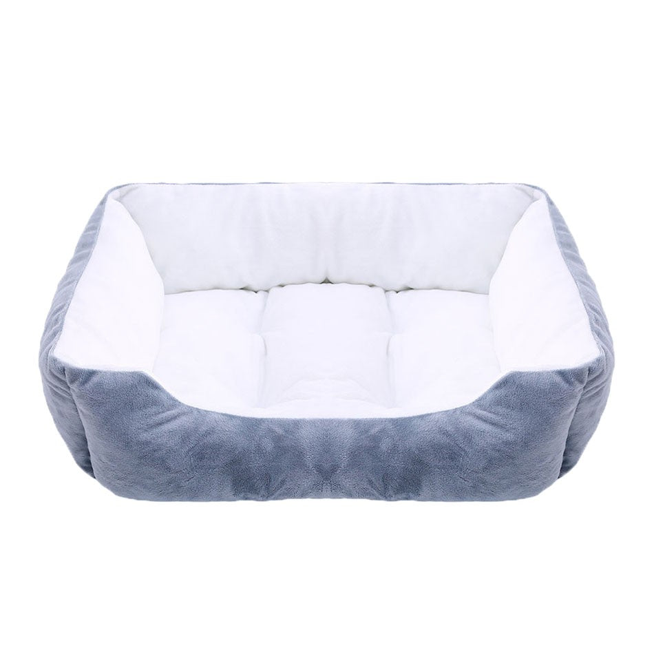 Cama para Cães e Gatos, Quadrada, Pelúcia, Canil, Sofá-Cama para Cães de Porte Médio e Pequeno, Almofada Calmante para Pets, Casa, Artigos para Animais de Estimação, Inverno