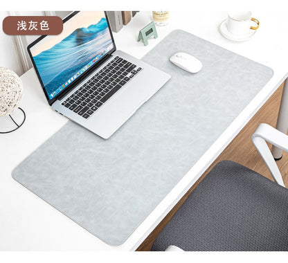 Mouse Pad Impermeável PU Tapete de Mesa Protetor Grande Mousepad Computador Laptop Antiderrapante Fácil de Limpar Tapetes de Teclado