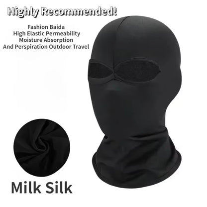 2pcs New Black Cosplay Full Mask Breathable Thin Hood Cosplay Prop Halloween Costumes Party Decoration Cosplay Head Cover