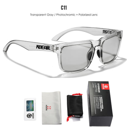 KDEAM PLUS Size Fishing Sunglasses Men 64mm Width Larger Size Polarized Sunglasses For Driving Night Vision Goggles