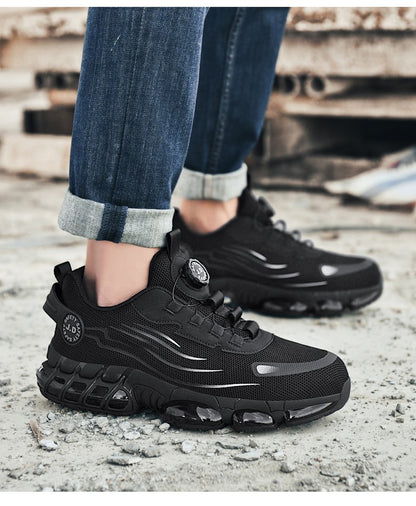 Men's Military Tactical Boots Army Boots Men Side Zipper Military Boots Men Anti-Slip Ankle Boots Work Safety Shoes Hiking Shoe