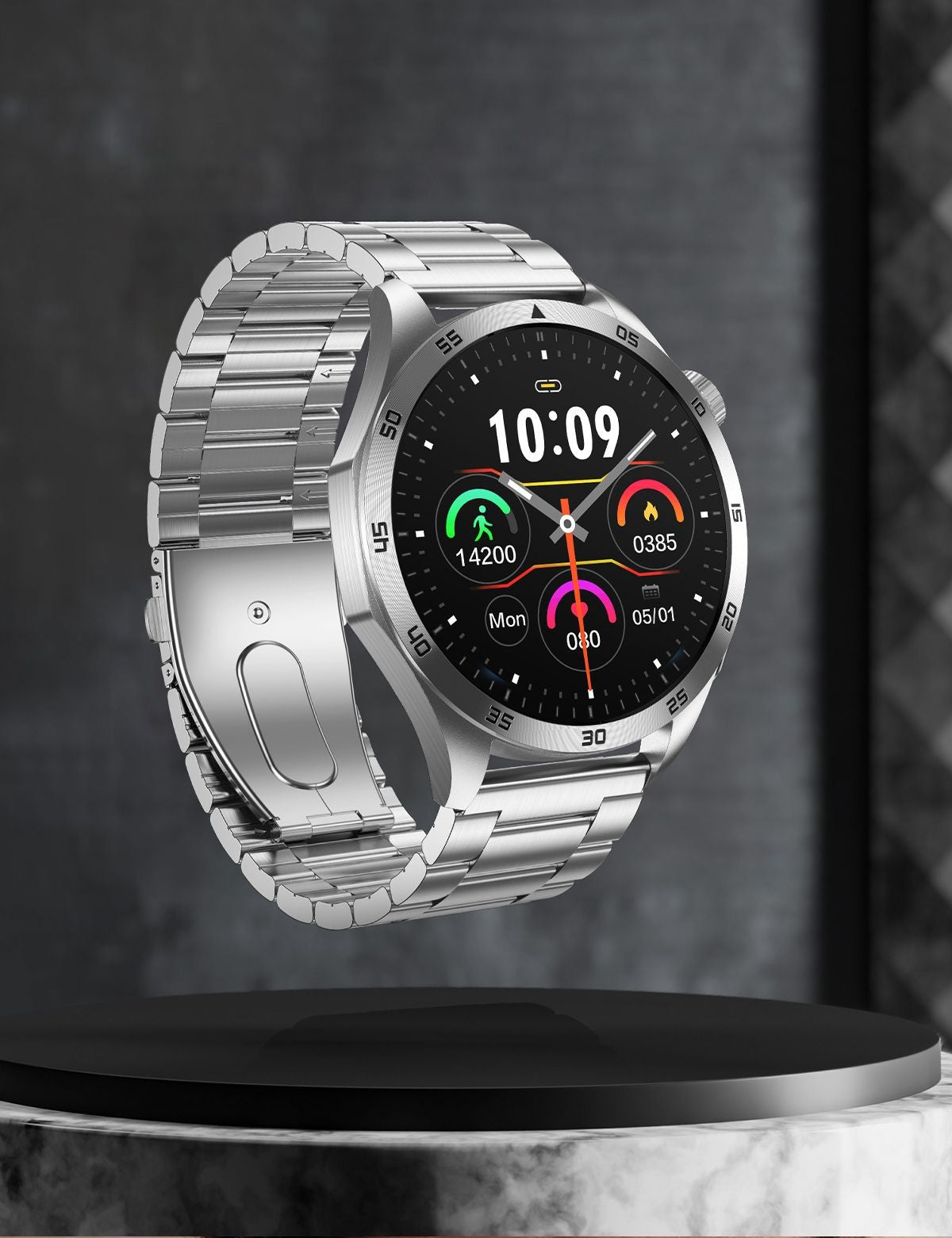 2025New Micro Physical Examination Blood Lipids Uric Acid Blood Pressure Smart Watch ECG+PPG Clock Bluetooth Call Smartwatch Men
