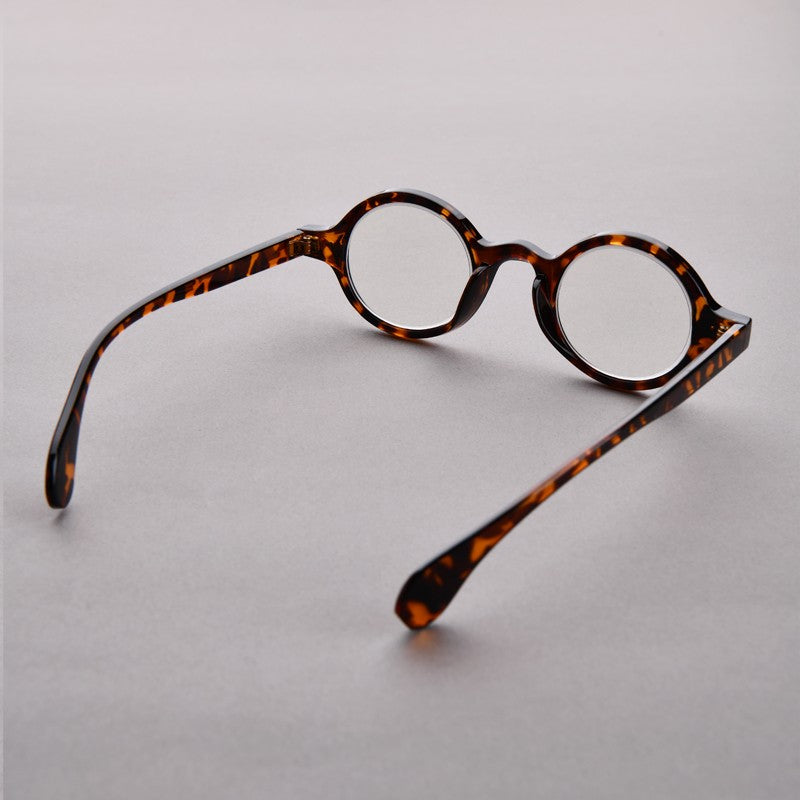 Vintage Round Frame Reading Glasses For Women's Anti Blue Light Eyeglasses For Men Diopters +1+1.5+2+2.5