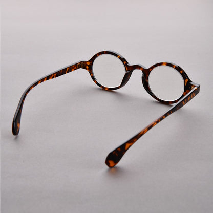 Vintage Round Frame Reading Glasses For Women's Anti Blue Light Eyeglasses For Men Diopters +1+1.5+2+2.5