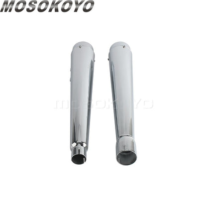 Motorcycle Tappered Slip-On Exhaust Pipe For Harley Touring Street Road Electra Glide Road King FLHR FLHX FLTRX FLHTK 2017-2023