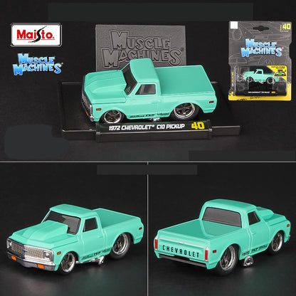 Conjunto de veículos Maisto 1:64 Ferrari Ford Chevrolet Shelby Buick Toyota Audi Nissan Muscle, série de modelos de carros em miniatura Die Cast