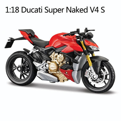 Novidade em Estoque Maisto Série Motocicleta 1:18 Yamaha Mt10 Liga Miniatura Modelo Diecast Ducati Kawasaki Bmw Moto Brinquedos Personalizados Presente