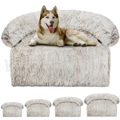 Manta lavável Capa de sofá Cama grande para cães Sofá de pelúcia para cães e gatos Sofá almofada de pelúcia quente para cães e gatos. Inverno