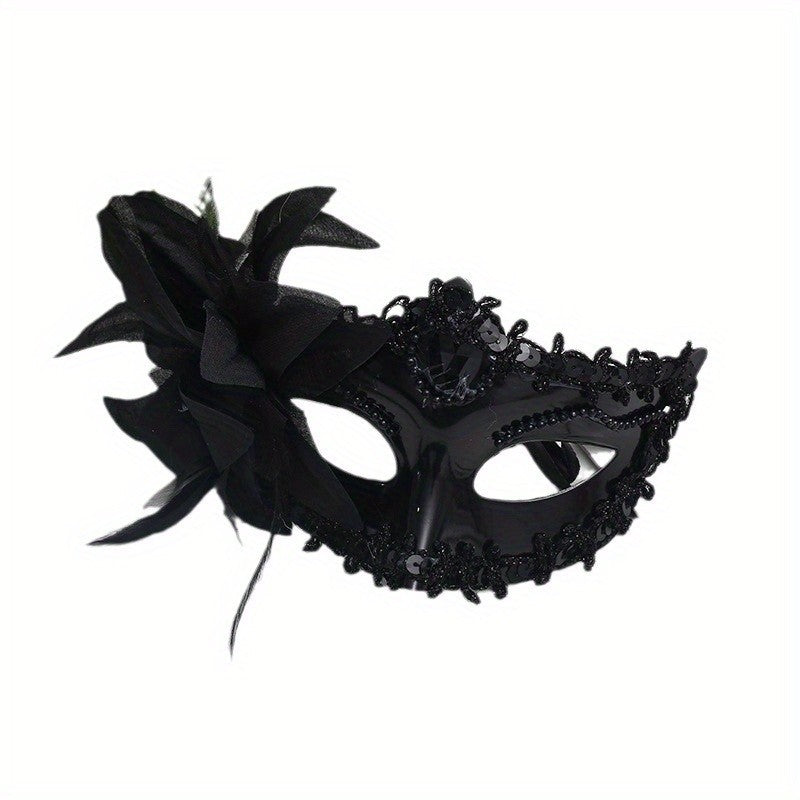 1pc Elevate Your Look with A Stunning Lily Masquerade Mask for Your Next Party or Prom!