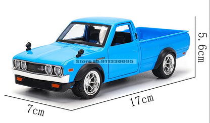 Maisto 1:24 Tokyo MOD Nissan 1973 Datsun 620 Pick-up carro de liga leve modelo artesanato decoração coleção brinquedo ferramenta presente fundição sob pressão