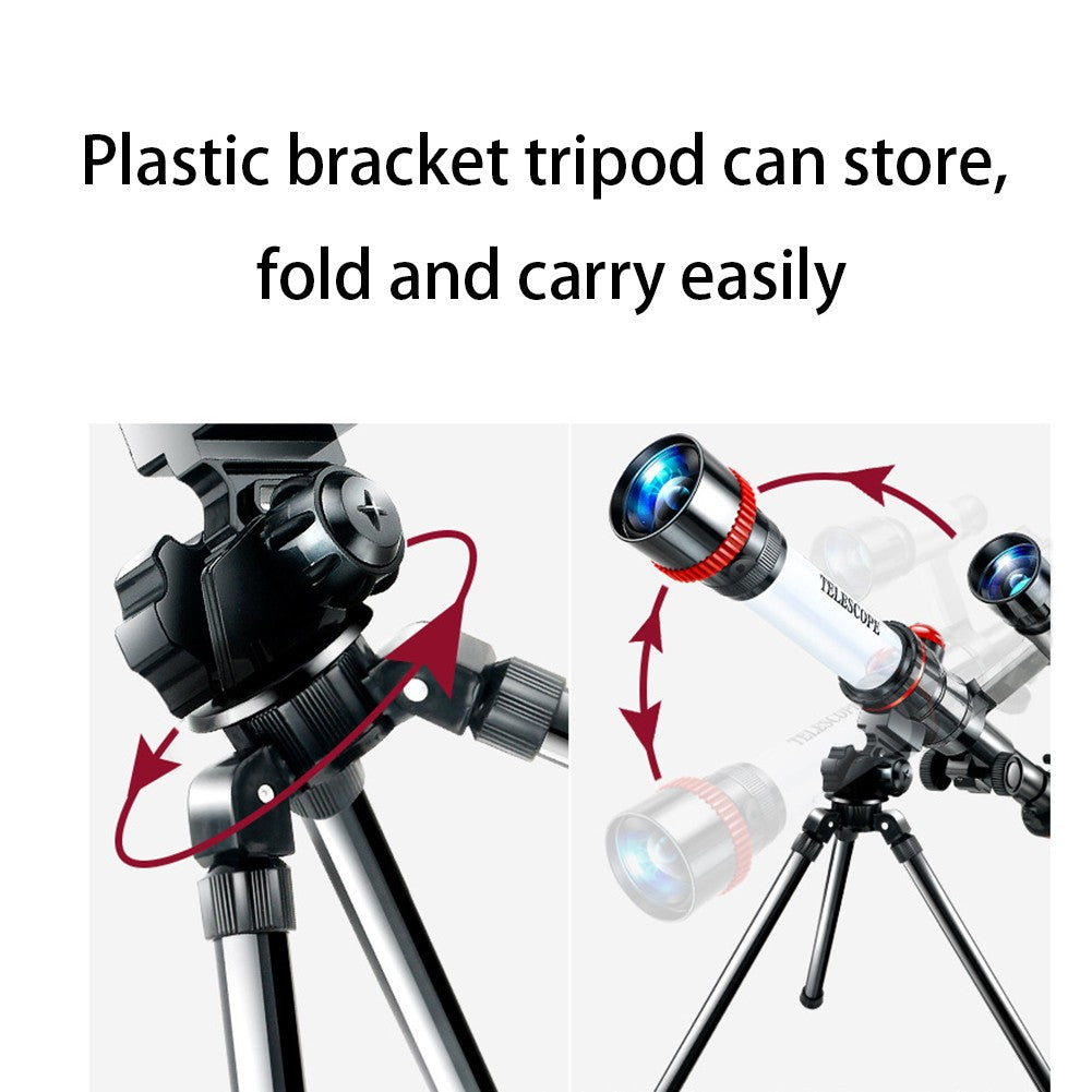 Telescópio Profissional Astronômico HD de Alta Ampliação Monocular para Crianças e Estudantes, Uso Duplo para Experimentos Científicos