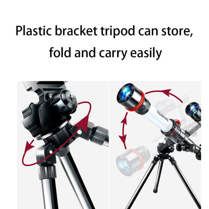Telescópio Profissional Astronômico HD de Alta Ampliação Monocular para Crianças e Estudantes, Uso Duplo para Experimentos Científicos