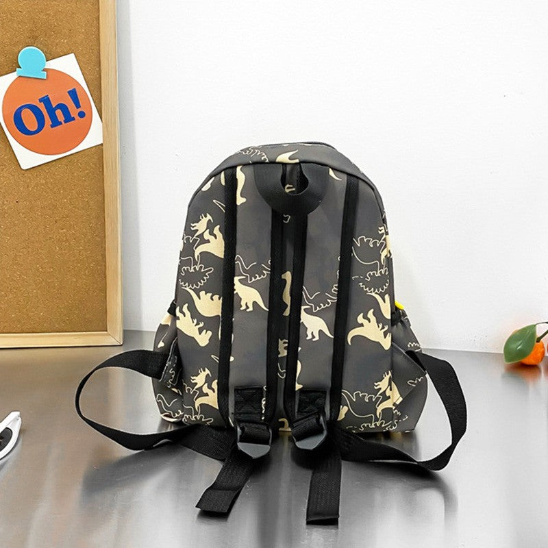Mochila pré-escolar para meninos, dinossauro da moda, mochilas escolares com estampa de desenho animado, mochila escolar casual para crianças, para meninas, de 3 a 8 anos
