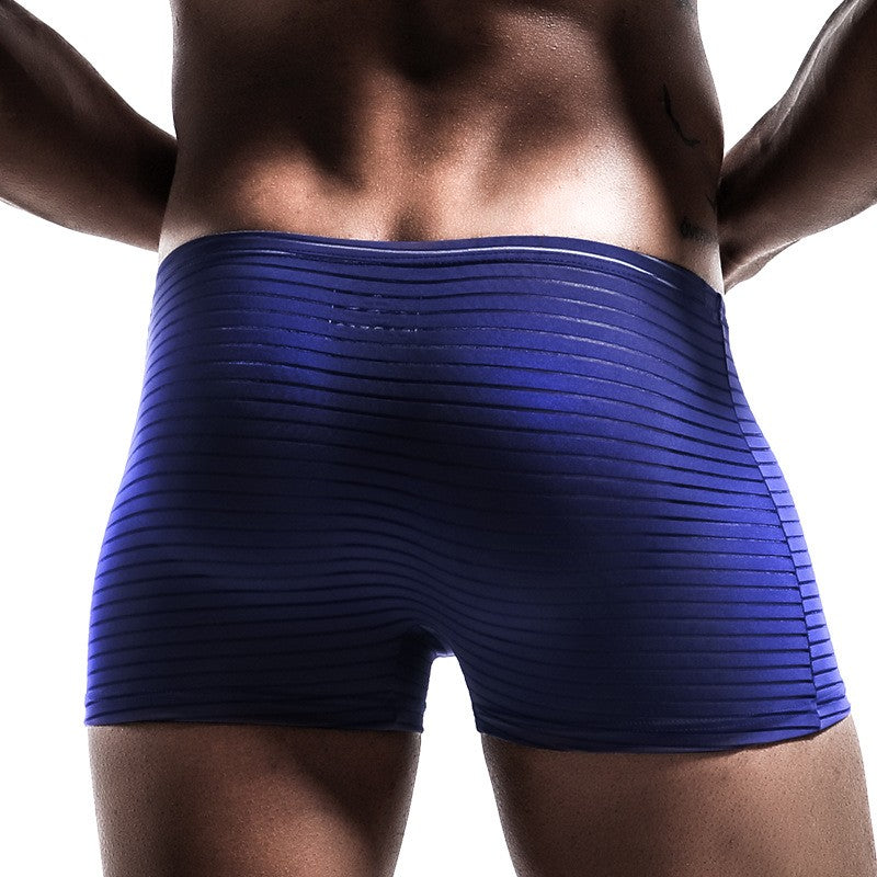 Mens Total Support Pouch Boxer Briefs Mesh Comfortable Cooling Moisture Wicking Underwear Breathable Elastic waistband Underpant