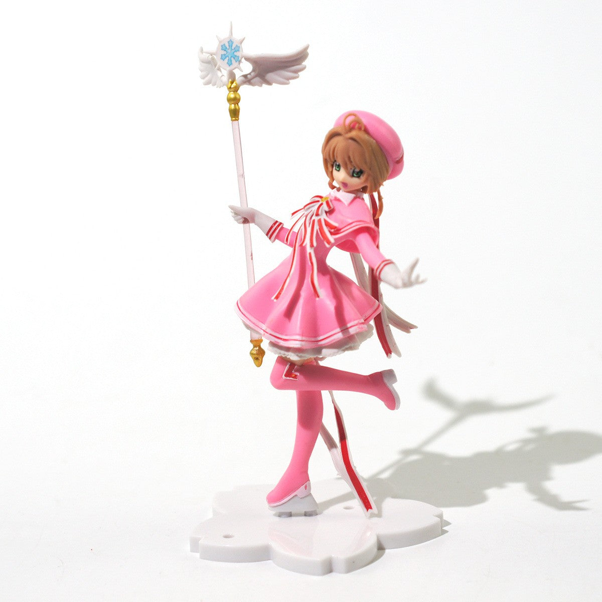 22CM Anime Card Captor Sakura Clear Card-hen Kinomoto Sakura Boneco de Ação em Pé Brinquedo Presente Colecionável