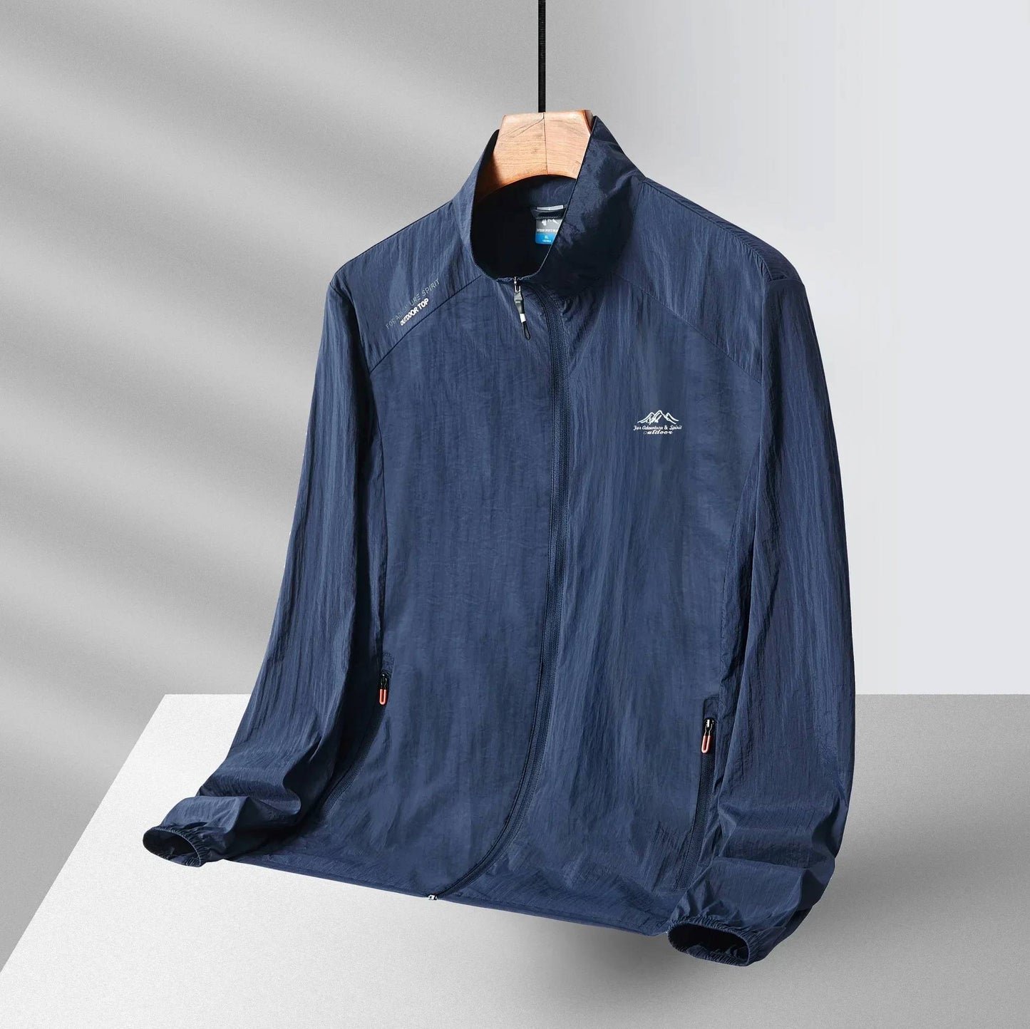 Summer Men's Sun Protection Casual Breathable Sports Windproof Water Resistant Ultrathin Jacket Outdoor Fishing Skin Clothing