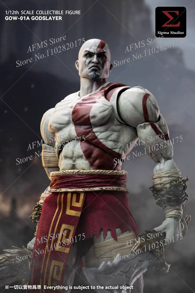 SIGMA STUDIOS Boneco Colecionável 1/12 Godslayer Game Dolls Conjunto Completo Boneco Soldado Masculino de 6 Polegadas Brinquedos Modelo